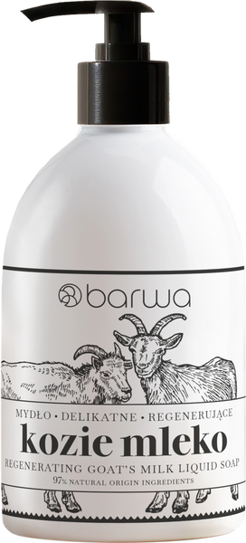 Barwa Pure Calm Goat Milk Regenerating Liquid Soap 450ml