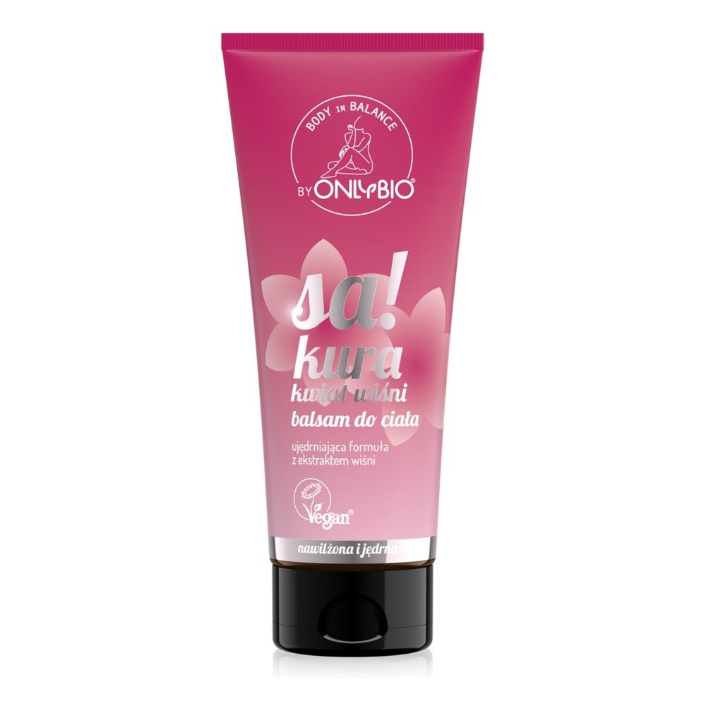 OnlyBio Body in Balance Moisturizing Body Lotion Sakura Cherry Blossom 200ml