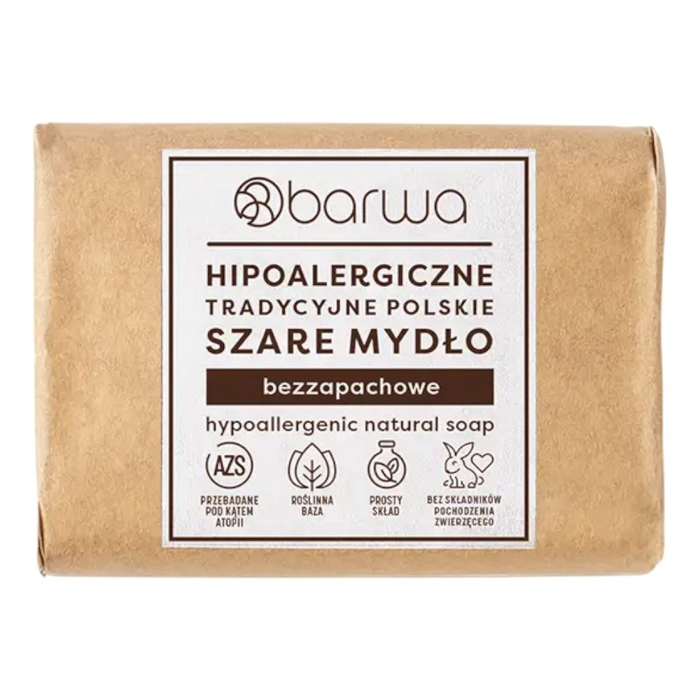 Barwa Hypoallergenic Traditional Polish Gray Soap Plant Based 100g