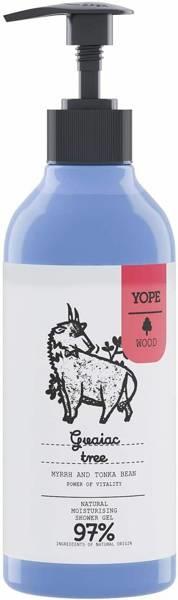 Yope Natural Moisturising Shower Gel with Guaiac Tree Myrh and Tonka Bean 400ml