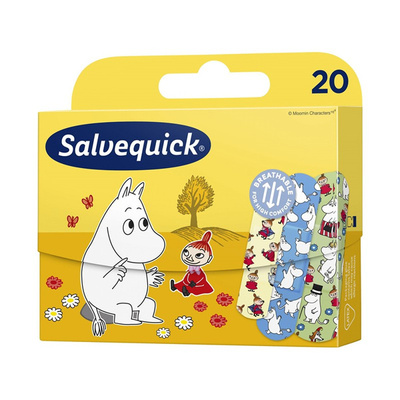 Salvequick Moomin Plasters for Children 20 Pieces