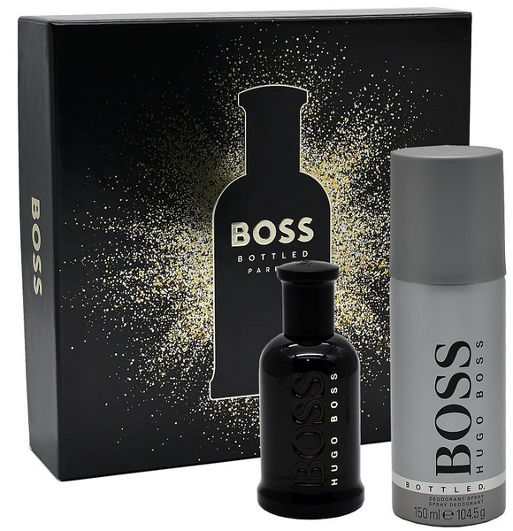 Hugo Boss Boss Bottled Parfum Gift Set 50ml EDP + 150ml Deodorant Spray Set for Men 1 Piece