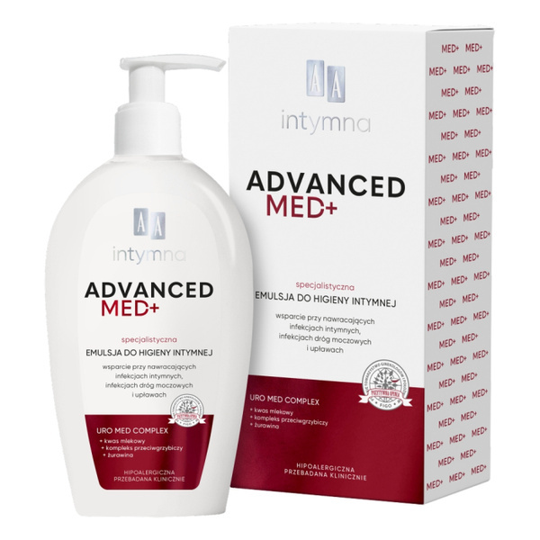 AA Intimate Med Advanced pH 3.5 Specialist Emulsion for Intimate Hygiene 300ml