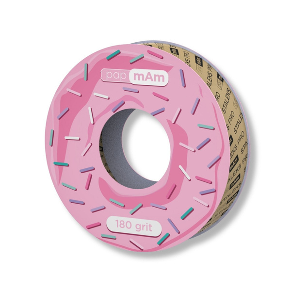 Staleks Pro Expert PapmAm White Disposable Abrasive Tape For Replaceable Plastic Case 180 Grit ATSC-180w 7 m