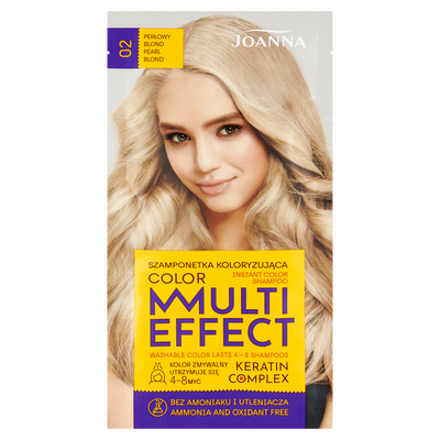 Joanna Multi Effect Coloring Shampoo 02 Pearl Blond 35g