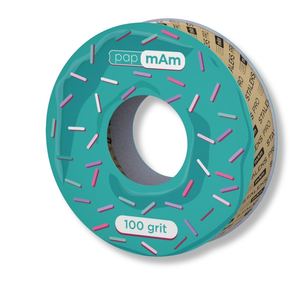 Staleks Pro Expert PapmAm White Disposable Abrasive Tape For Replaceable Plastic Case 100 Grit ATSC-100w 7 m