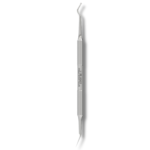 Staleks Pro Expert 20 Type 1 Pedicure Curette And Cleaner Dual-Ended Tool 15cm