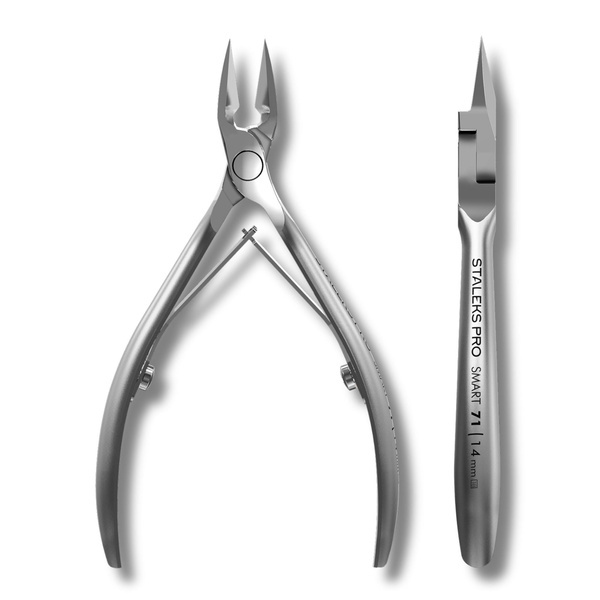 Staleks Pro Smart 71 Ingrown Nail Nippers Professional Pedicure Tool 14 mm Cutting Length 114 mm
