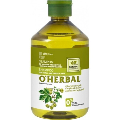 O'Herbal Shampoo for Curly and Unruly Hair with Hops Extract 500 ml