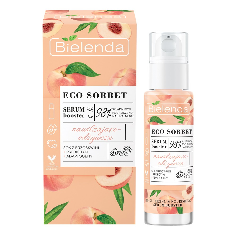 Bielenda Eco Sorbet Peach Moisturizing and Nourishing Serum Booster 30ml