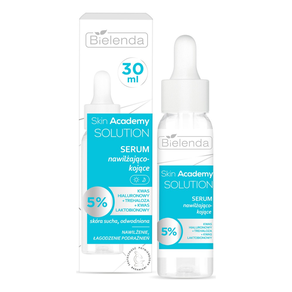 Bielenda Skin Academy Solution Moisturizing & Soothing Serum 5% Hyaluronic Acid 30ml