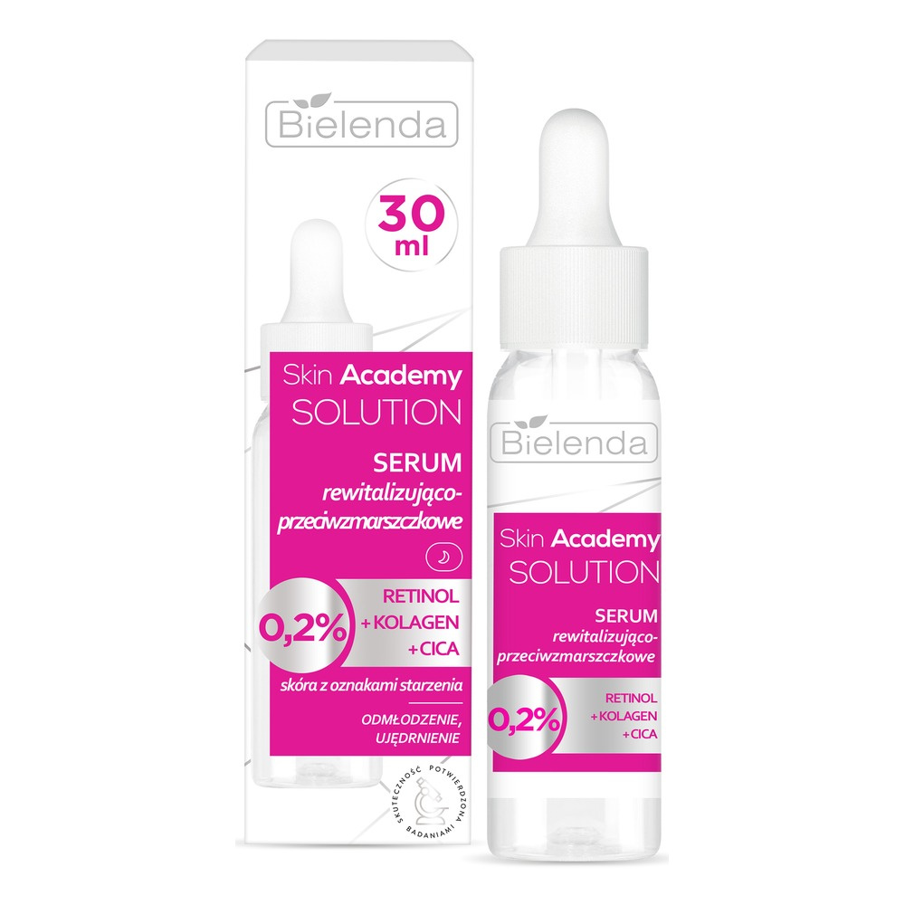 Bielenda Skin Academy Solution Revitalizing & Anti-Wrinkle Serum 0.2% Retinol 30ml