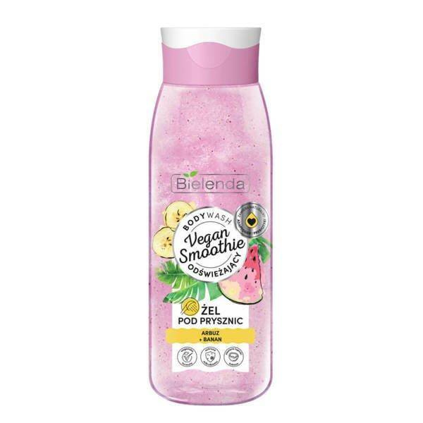 Bielenda Vegan Smoothie Refreshing Shower Gel with Watermelon and Banana 400g