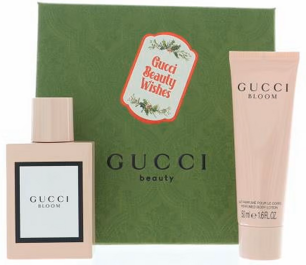 Gucci Bloom Gift Set 50ml EDP + 50ml Body Lotion Set for Women 1 Piece