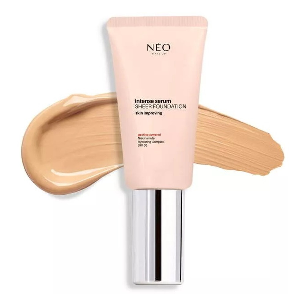 Neo Makeup Intense Serum Sheer SPF 30 Moisturizing Foundation 01 Porcelain 30ml