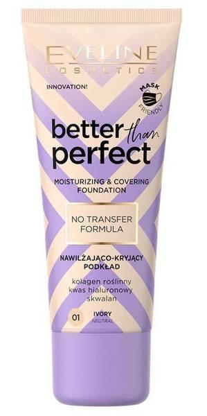 Eveline Better Than Perfect Vegan Cover Foundation No. 01 Ivory Neutral 30ml