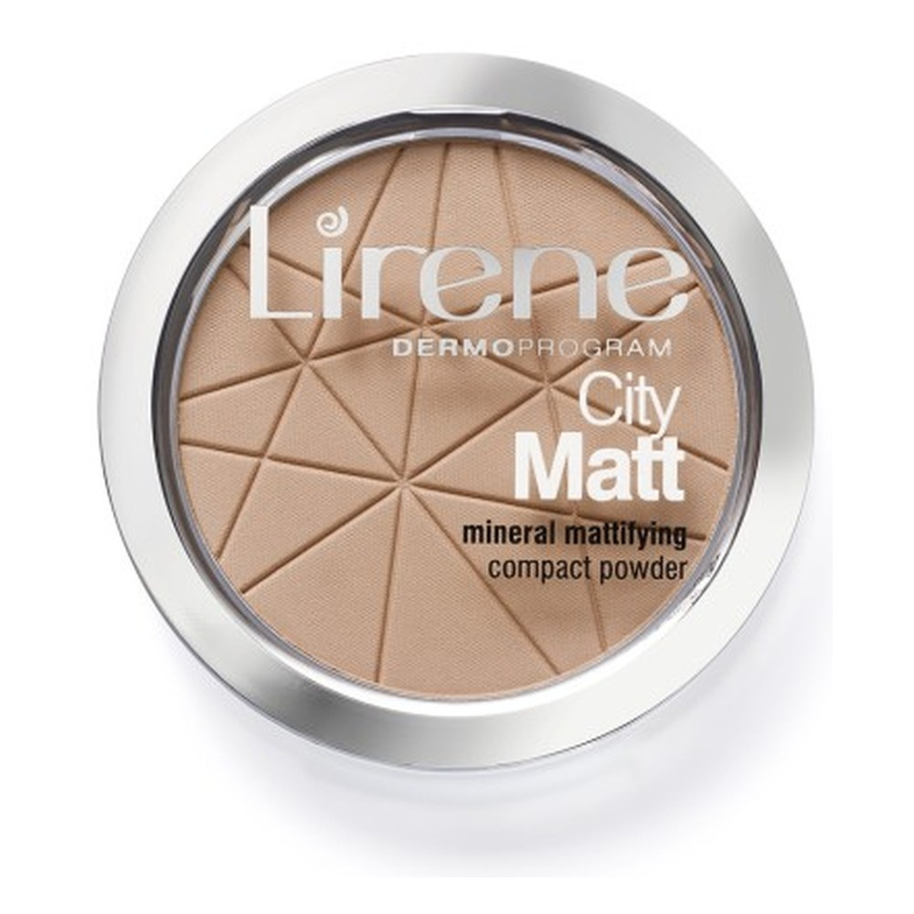 Lirene City Matt Mineral Mattifying Powder No. 03 Beige for All Skin Types 9g