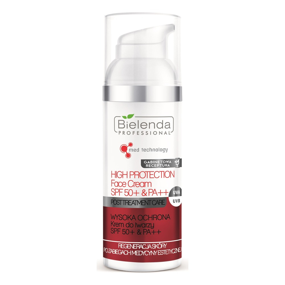 Bielenda Professional Med Technology Post Treatment Care Face Cream SPF 50 50ml