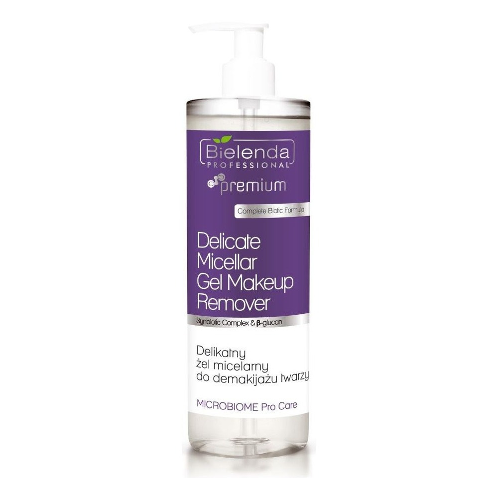 Bielenda Professional Microbiome Pro Care Delicate Micellar Gel Makeup Remover for Sensitive Skin 500ml