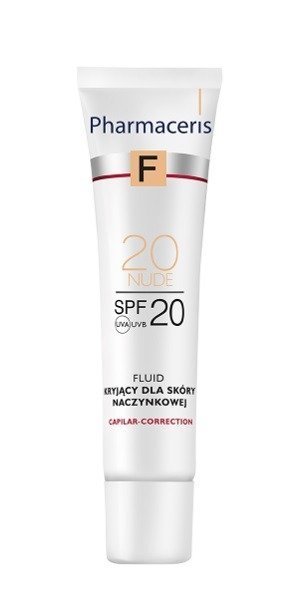 Pharmaceris F Capilar Correction Fluid Opaque Skin Capillaries SPF20 Nude 30ml