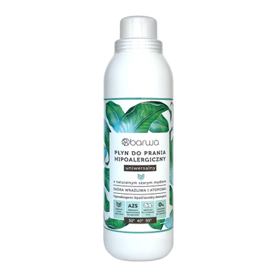 Barwa Hypoallergenic Universal Washing Liquid with Gray Soap for Sensitive and Atopic Skin 1l