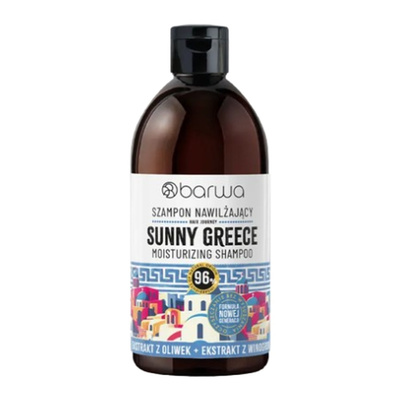Barwa Hair Journey Sunny Greece Moisturizing Shampoo for Dry Hair 380ml