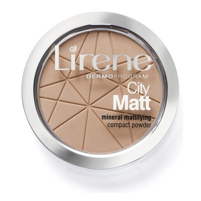 Lirene City Matt Mineral Mattifying Powder No. 03 Beige for All Skin Types 9g