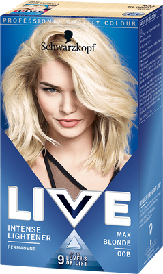 Schwarzkopf Live Intense Lightener Hair Colour Max Blonde 00B