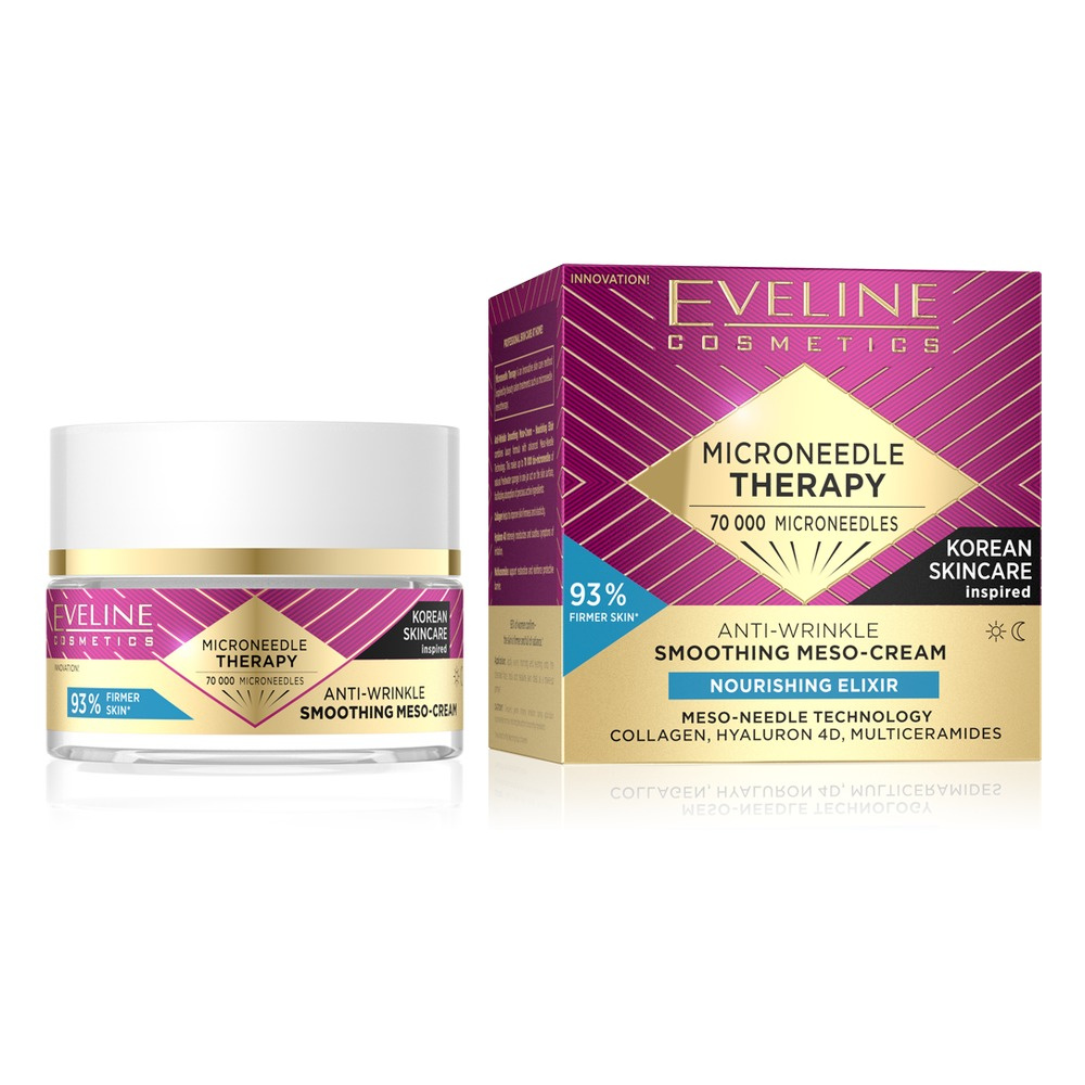 Eveline Cosmetics Microneedle Therapy Anti-Wrinkle Smoothing Meso-Cream 50ml