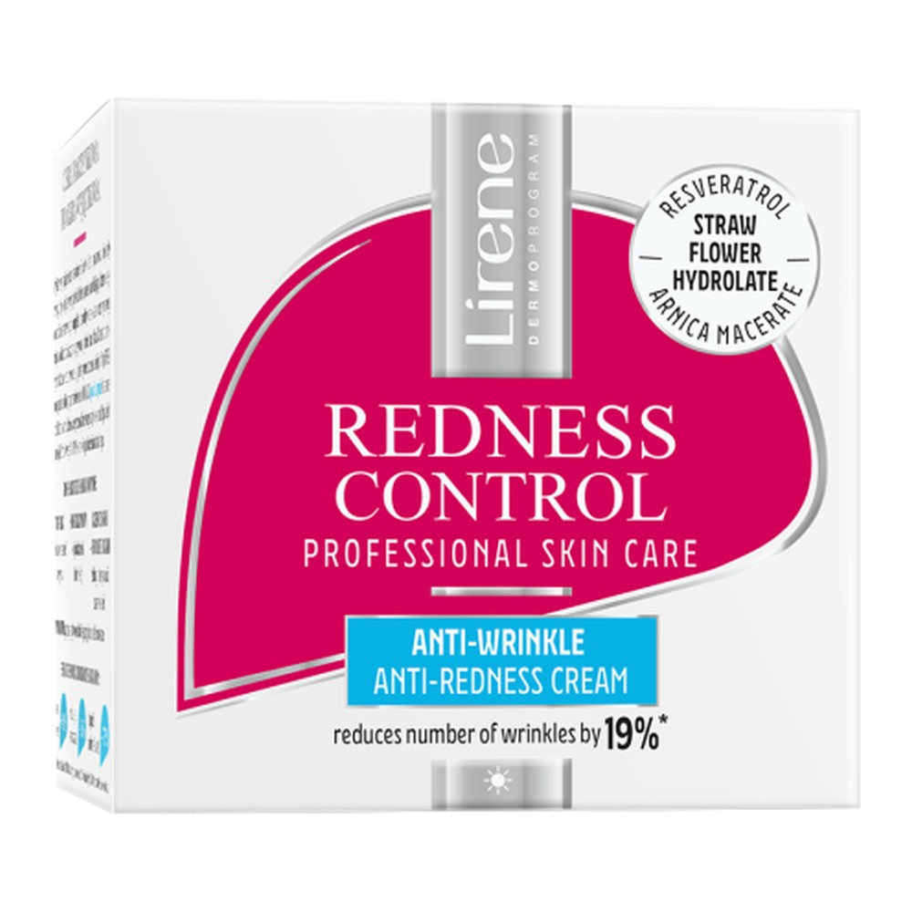 Lirene Redness Control Anti-Wrinkle Moisturizing Cream for Redness SPF 20 50ml