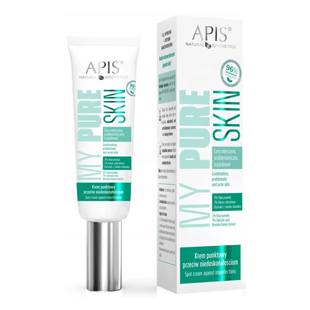 Apis My Pure Skin Spot Cream Against Imperfections for Night 15ml