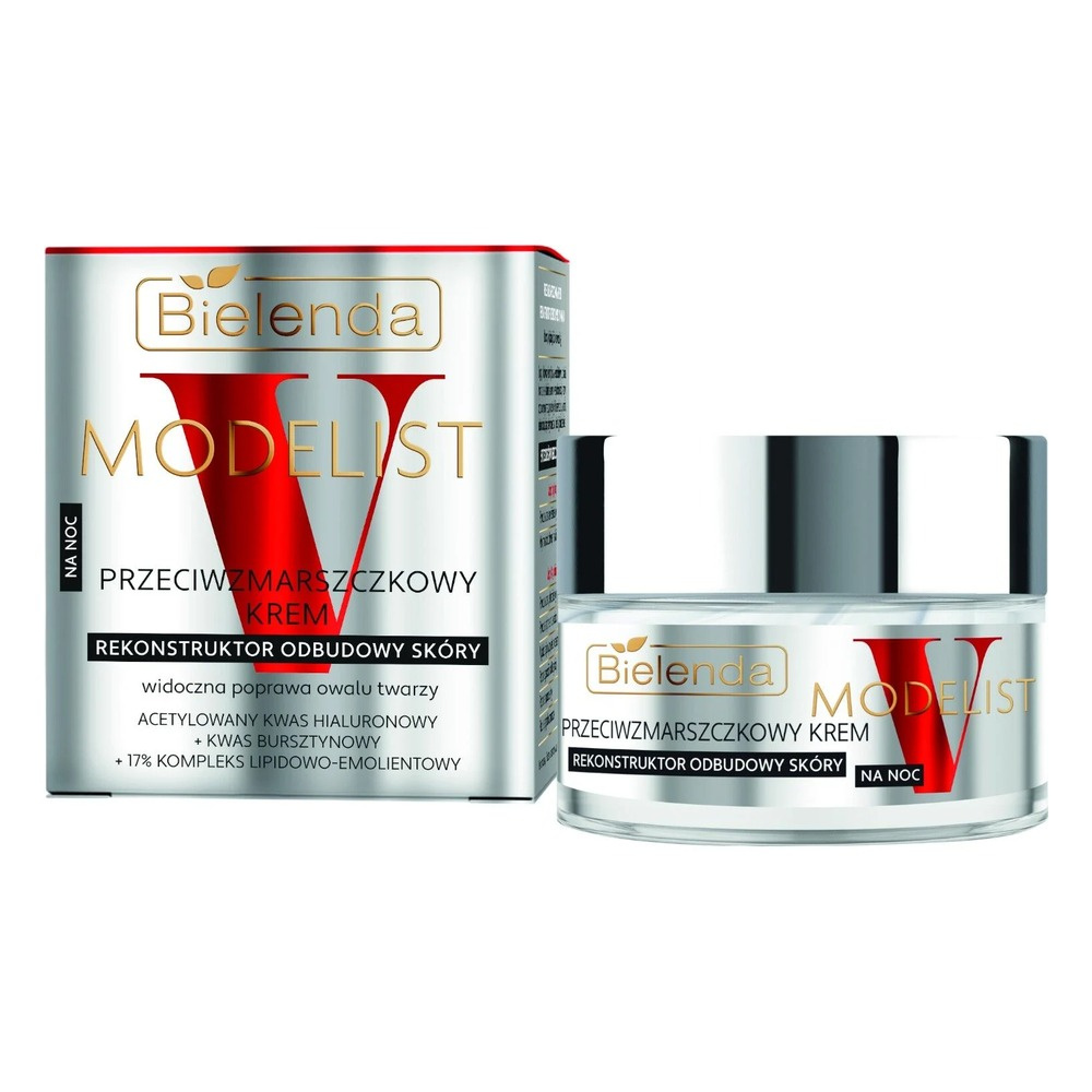 Bielenda V-Modelist Anti-Wrinkle Cream Night Skin Reconstruction Rebuilder 50ml