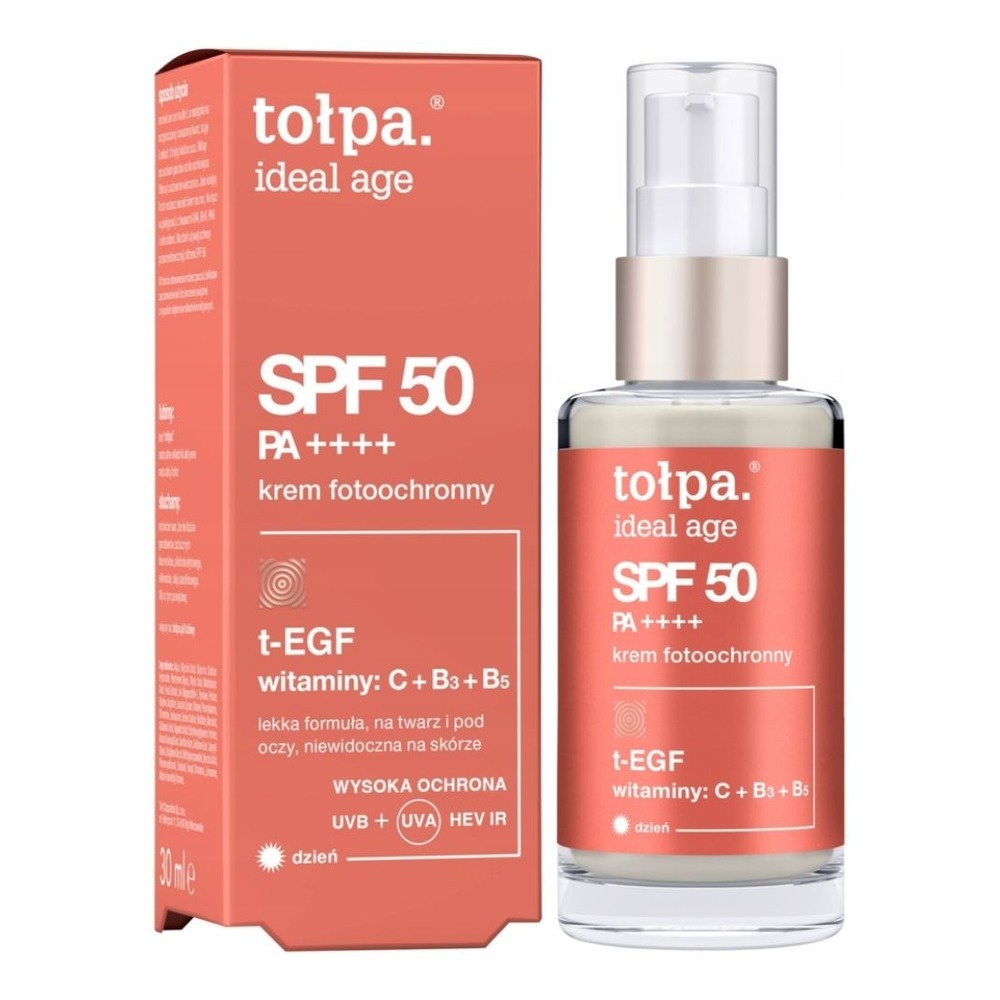 Tolpa Ideal Age SPF 50 Anti-Photoaging Sunscreen Cream 30ml
