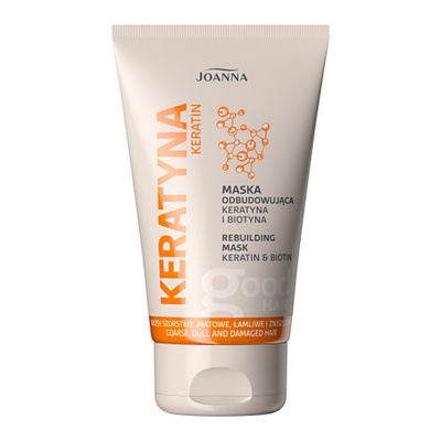 Joanna Keratin Hair Mask with Keratin for Dull Brittle and Damaged Hair 150g