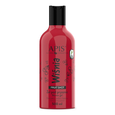 Apis Fruit Shot Shower Gel with Cherry Extract for All Skin Types 500ml