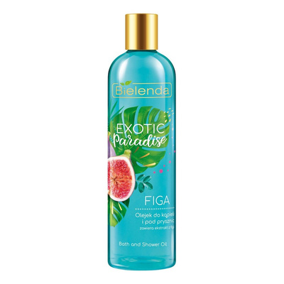Bielenda Exotic Paradise Fig Refreshing Bath and Shower Oil 400ml