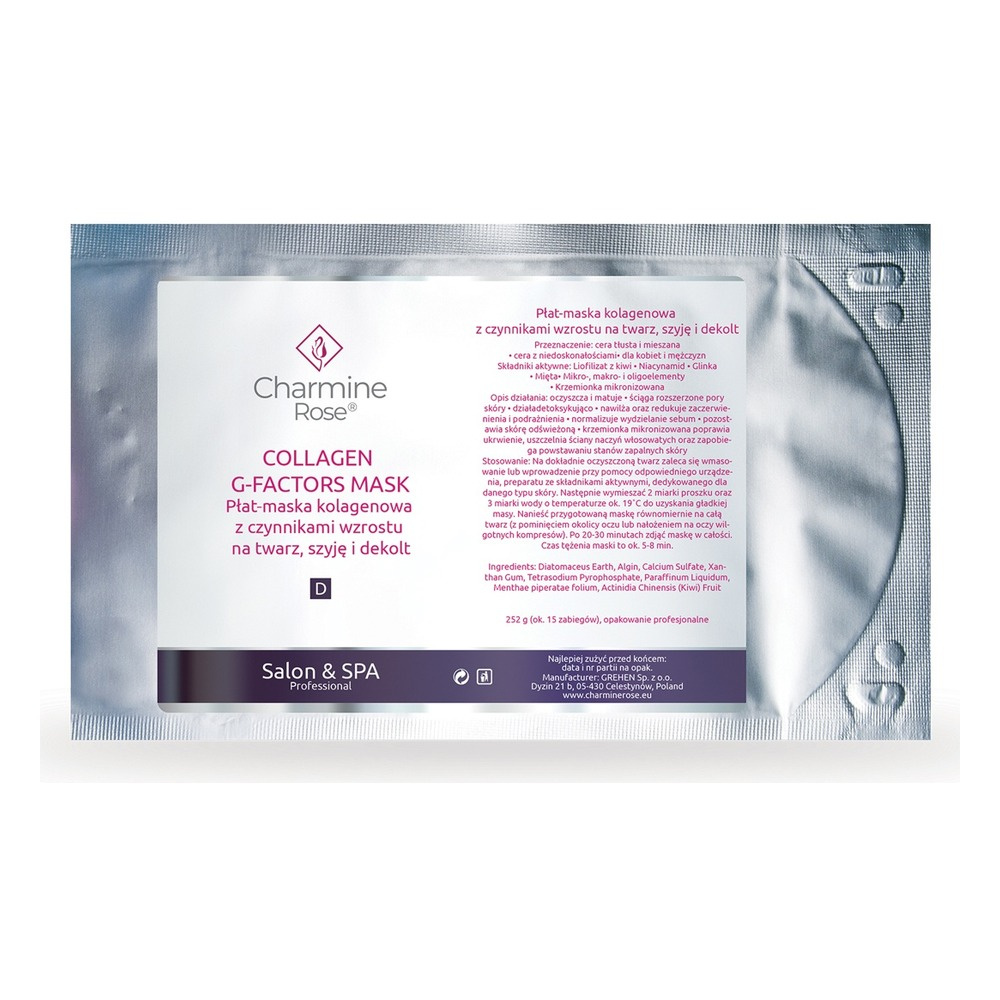 Charmine Rose Professional Collagen G Factor Mask 1pc