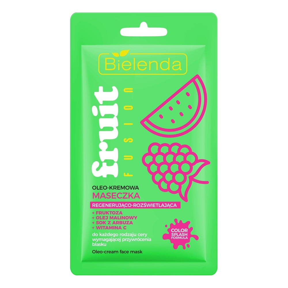 Bielenda Fruit Fusion Regenerating and Brightening Oleo-Cream Mask 8g