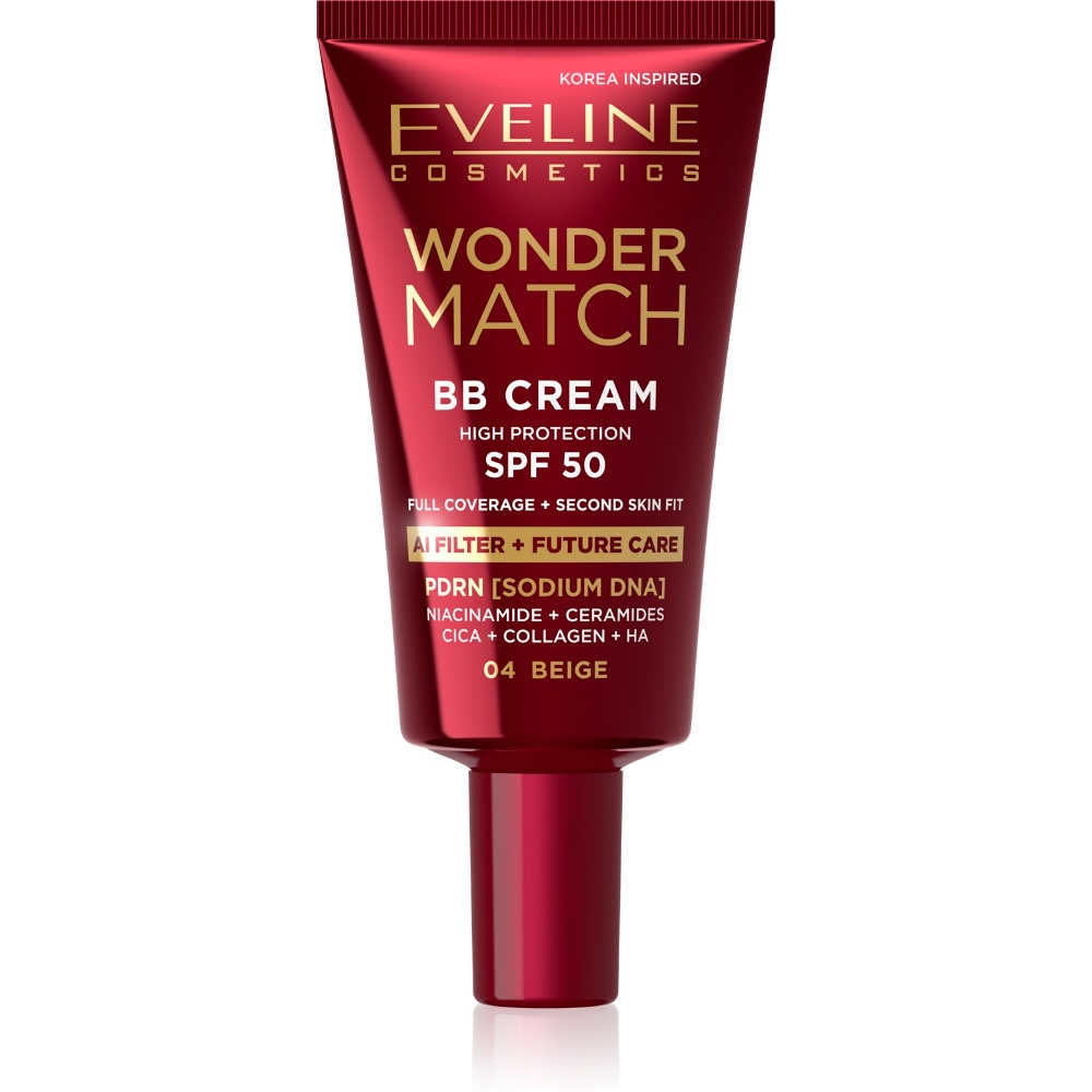 Eveline Wonder Match BB Cream high protection SPF50 04 Beige 30 ml