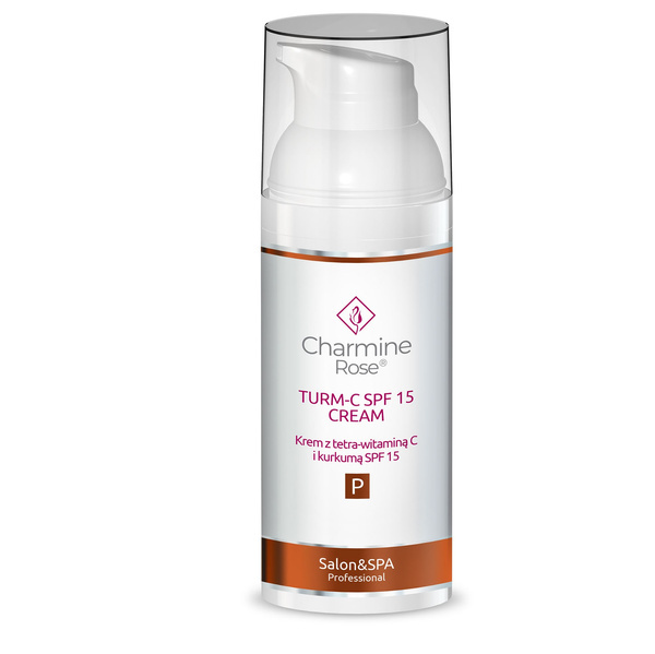 Charmine Rose Turm-C Brightening Cream with Vitamin C and Turmeric SPF15 50ml