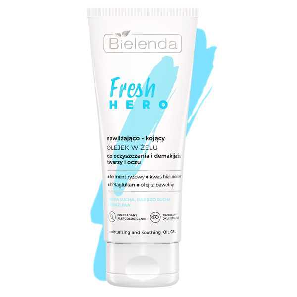 Bielenda Fresh Hero Moisturizing and Soothing Cleansing Oil Gel 90g