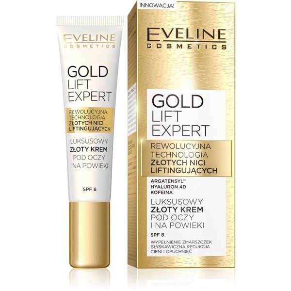 Eveline Gold Lift Expert Firming Eye Cream for Mature Skin Care 15ml