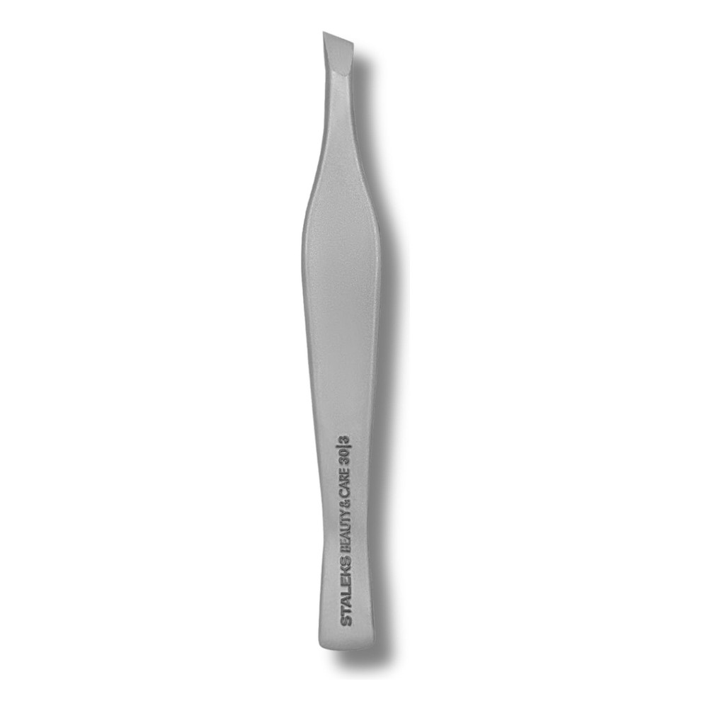 Staleks Beauty & Care 30 Type 3 Eyebrow Tweezers Wide Beveled Tip