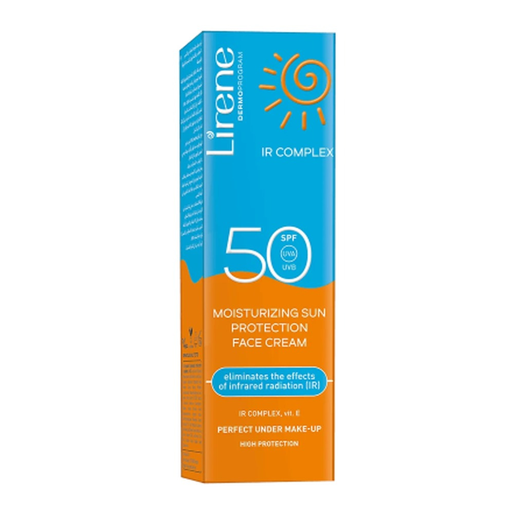Lirene Uk Sun Moisturizing Sun Protection Face Cream SPF 50 40ml