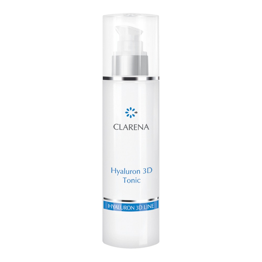 Clarena Hyaluron 3D Ultra Moisturising Tonic with 3 Types of Hyaluron Acid for Dry and Dehydrated Skin 200ml