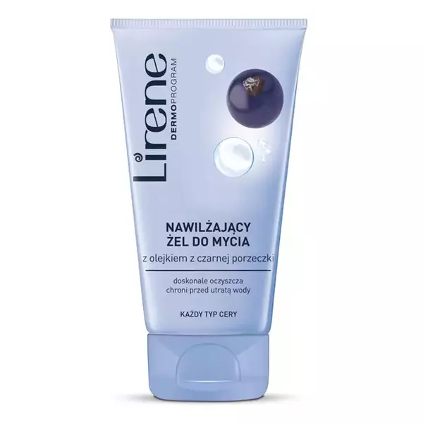 Lirene Moisturizing Face Wash Gel with Blackcurrant Oil 150ml