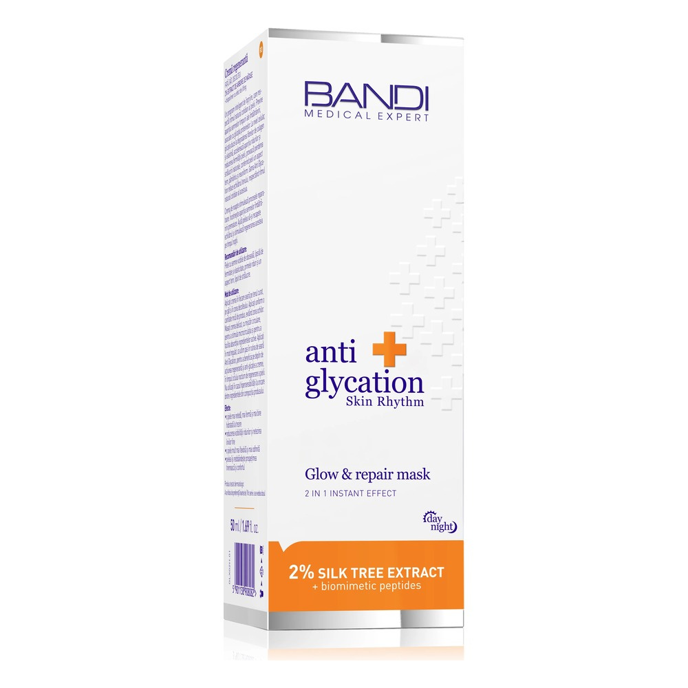 Bandi Anti Glycation Glow & Repair Mask 2in1 Instant Effect for Tired Skin 50ml