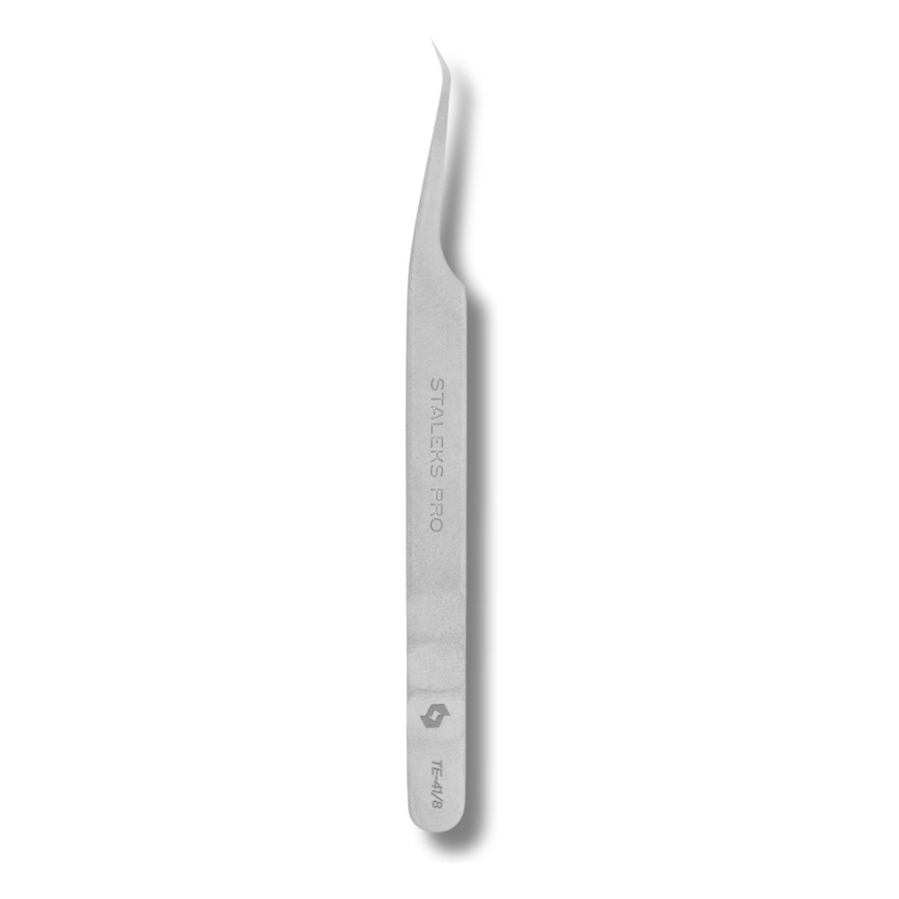 Staleks Pro Expert 41 Type 8 Mini L Eyelash Extension Tweezers 119mm