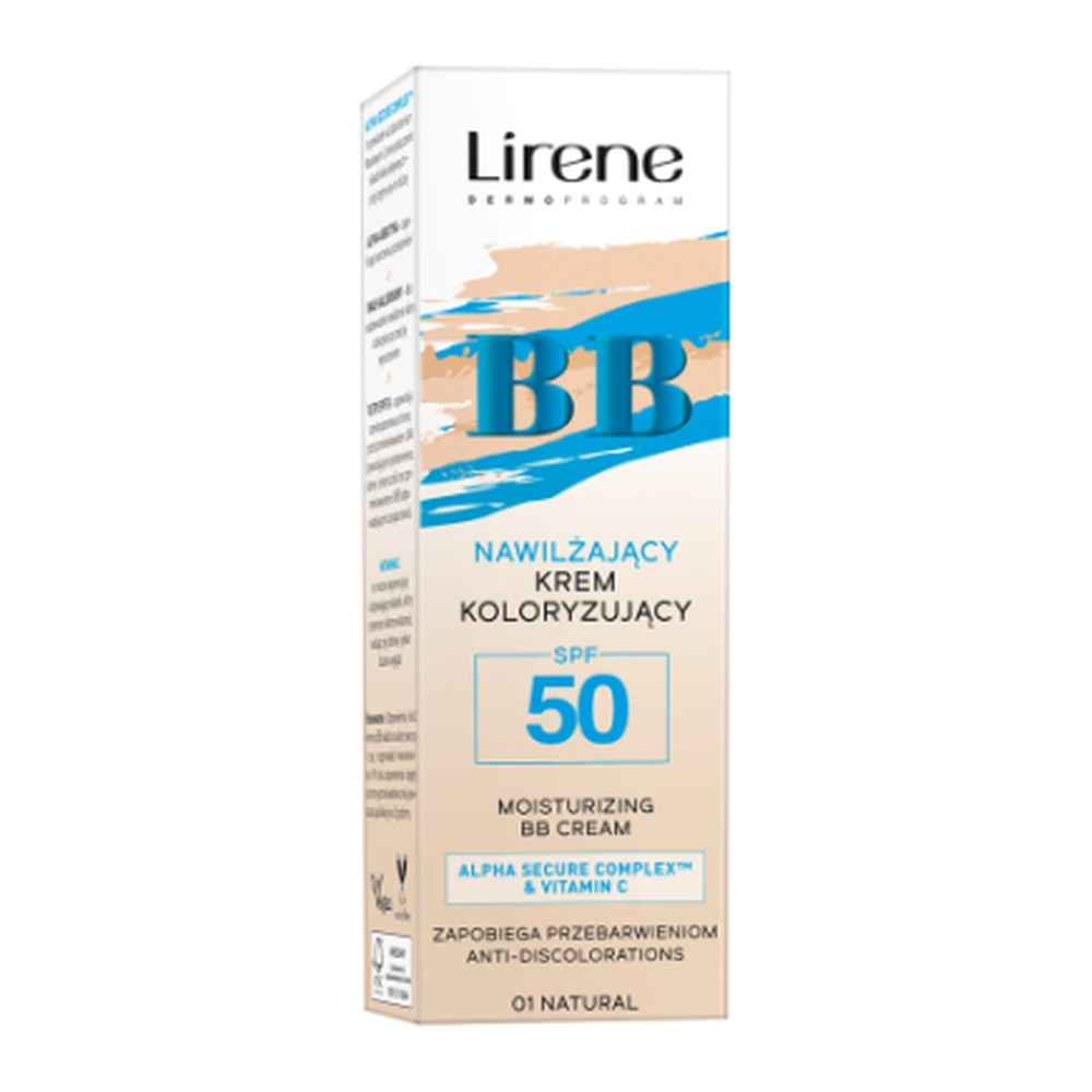 Lirene BB Moisturizing Color Cream SPF50 No. 01 Natural 30ml