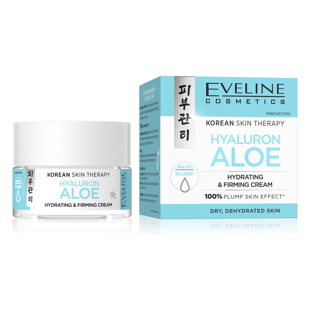 Eveline Cosmetics Korean Skin Therapy Hyaluron Aloe Hydrating And Firming Cream 50ml
